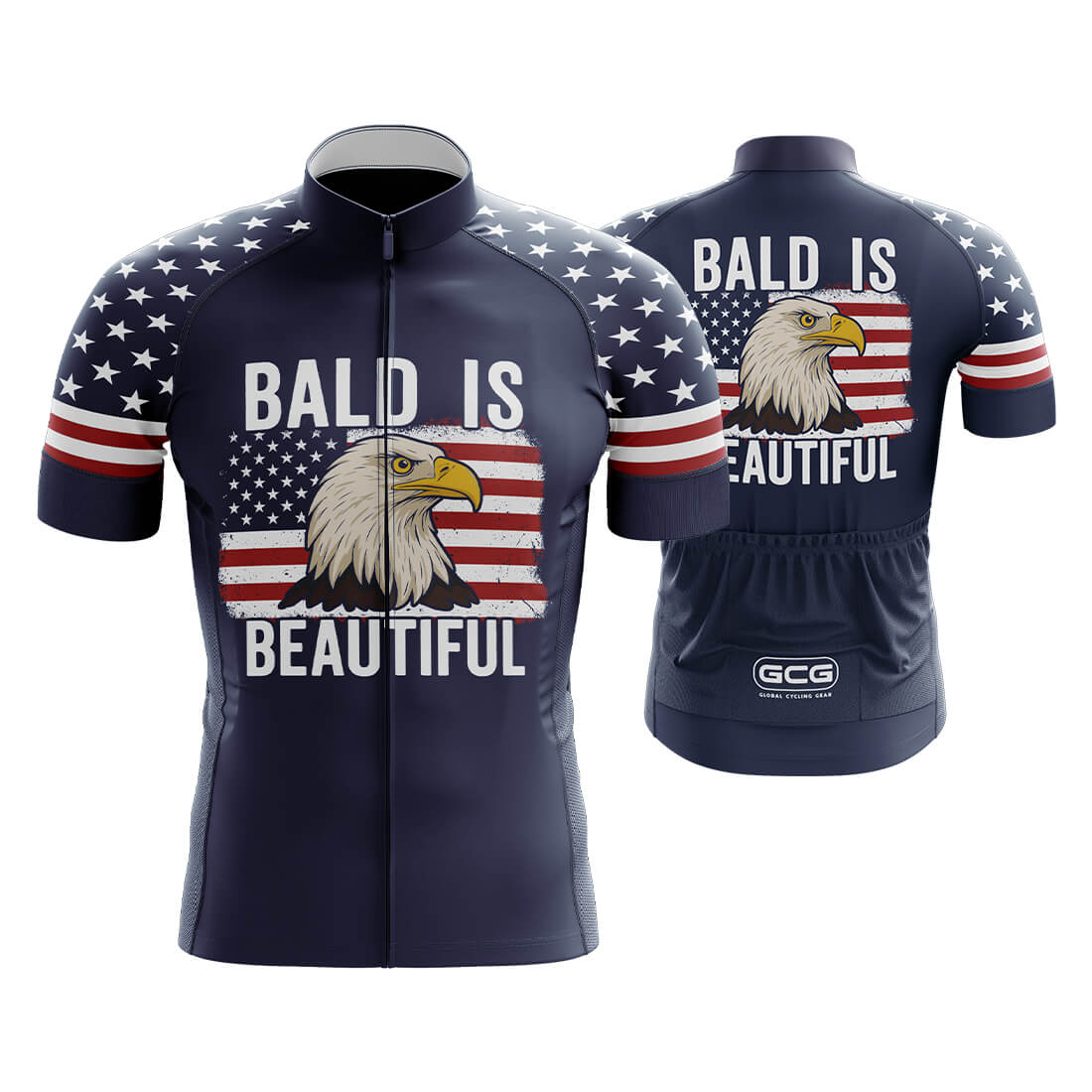 Funny 4th of July Cycling Jersey for Men