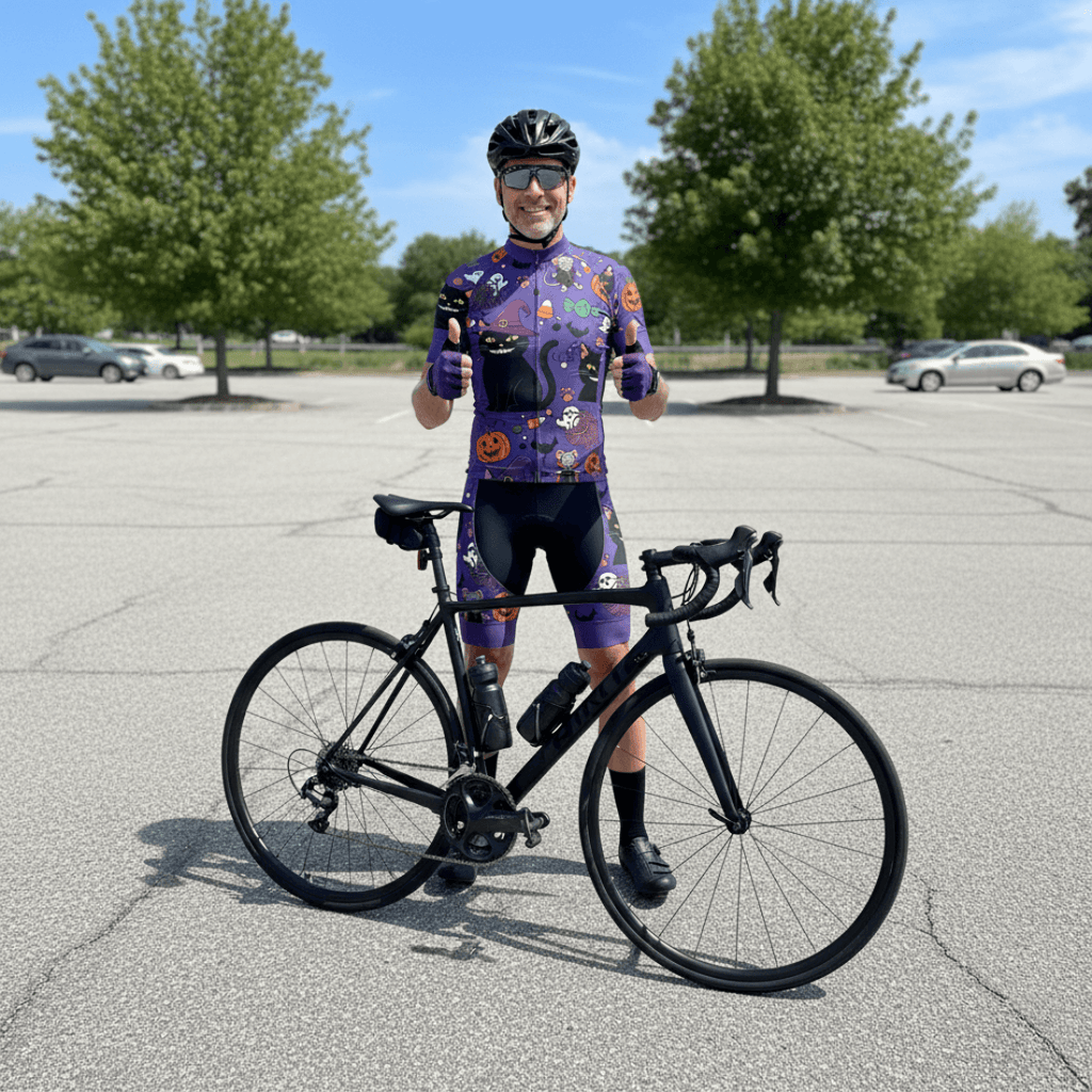 Black Cat Boo - Men's Cycling Kit
