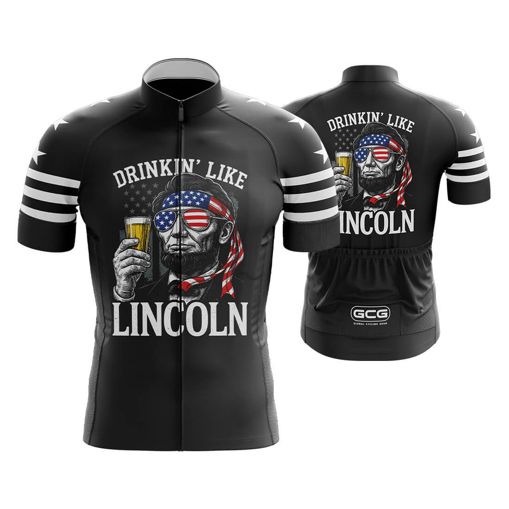 Funny 4th of July Cycling Jersey for Men