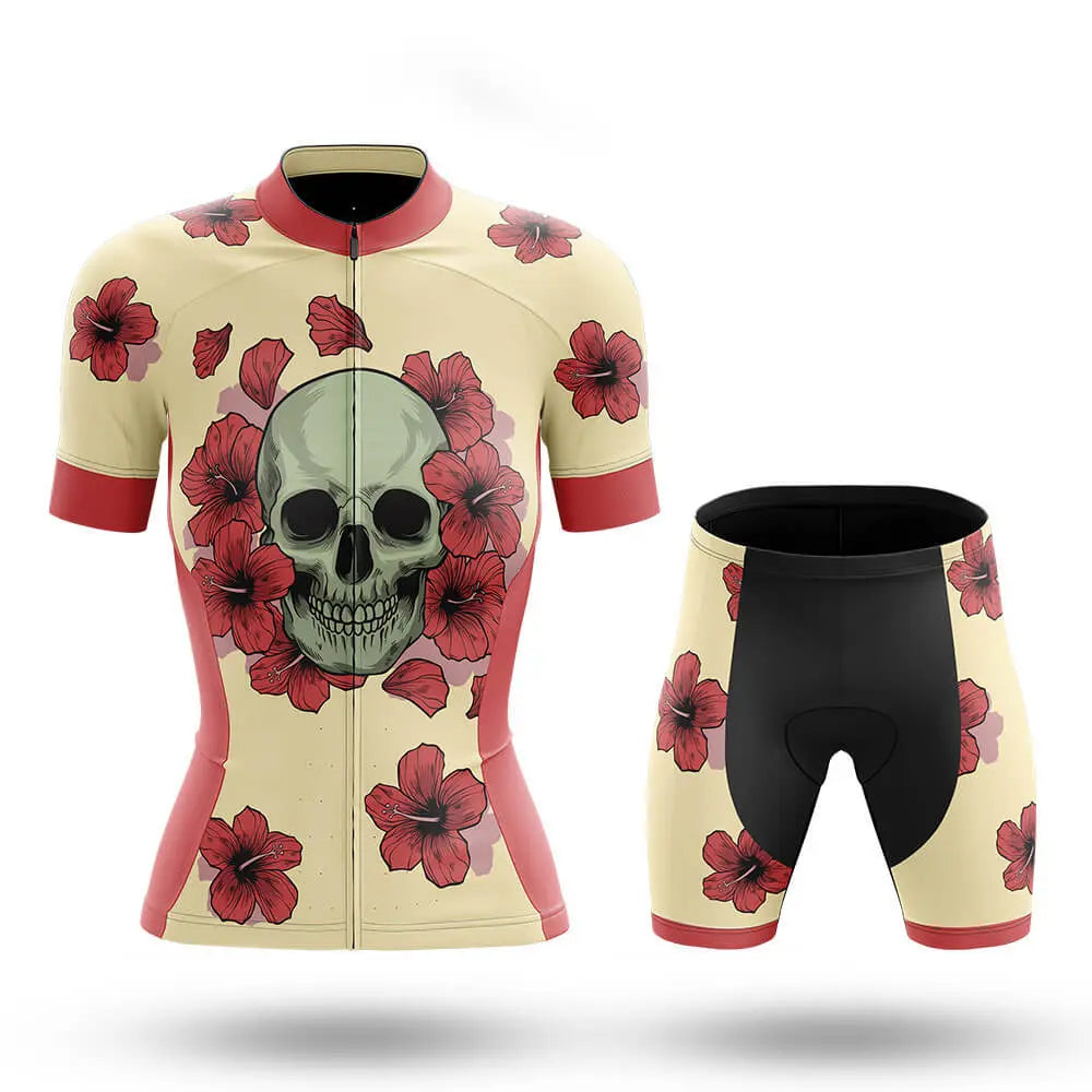 Flower Skull - Women - Cycling Kit