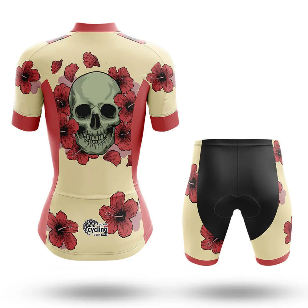 Flower Skull - Women - Cycling Kit