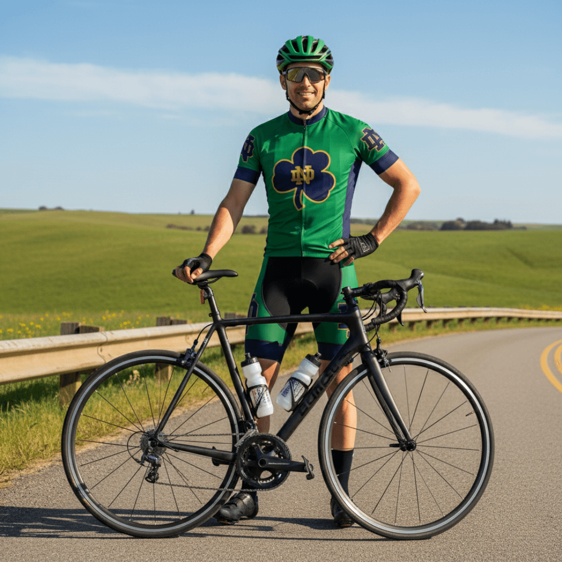 Irish Shamrock V1 - Men's Cycling Kit