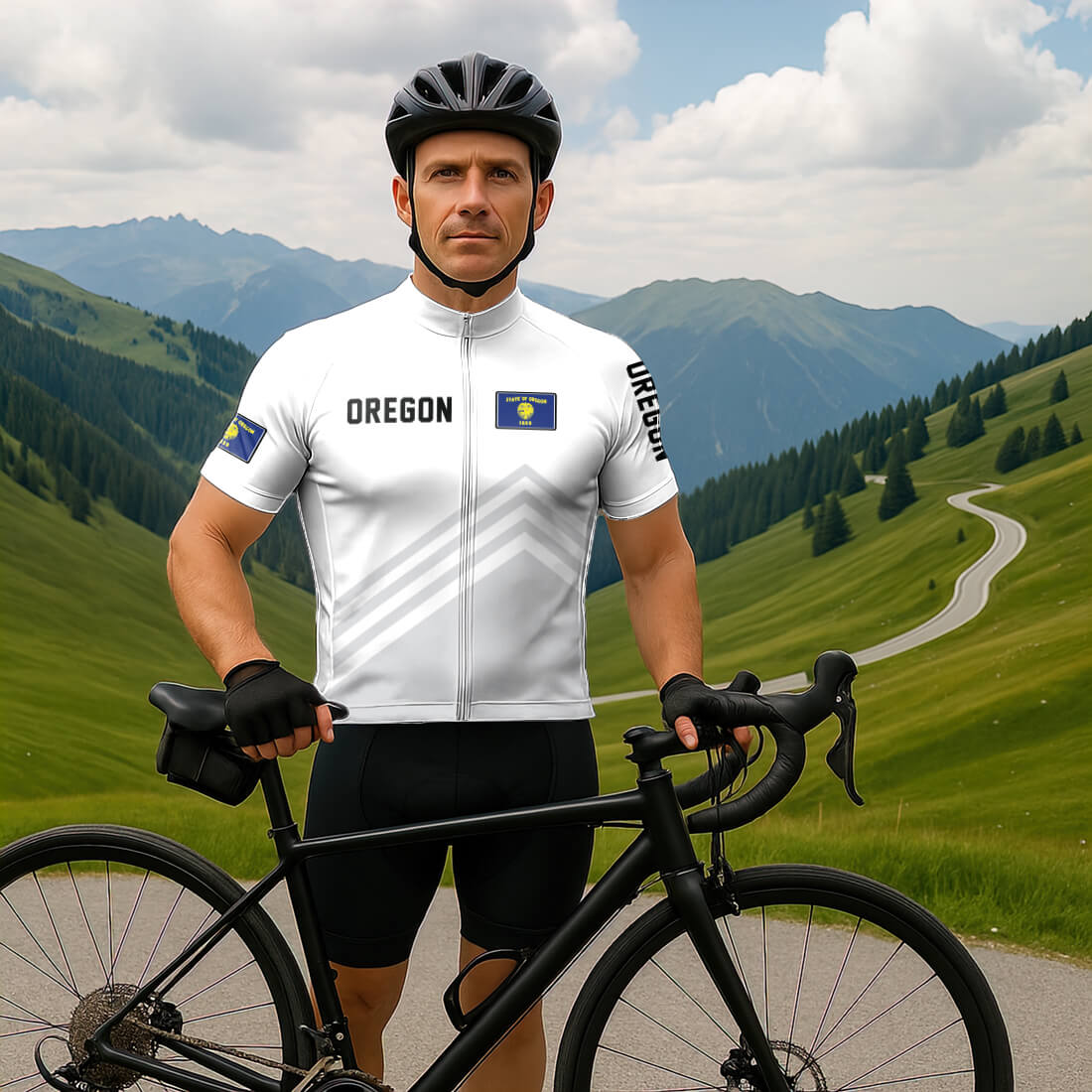 Oregon Cycling Jersey for Men