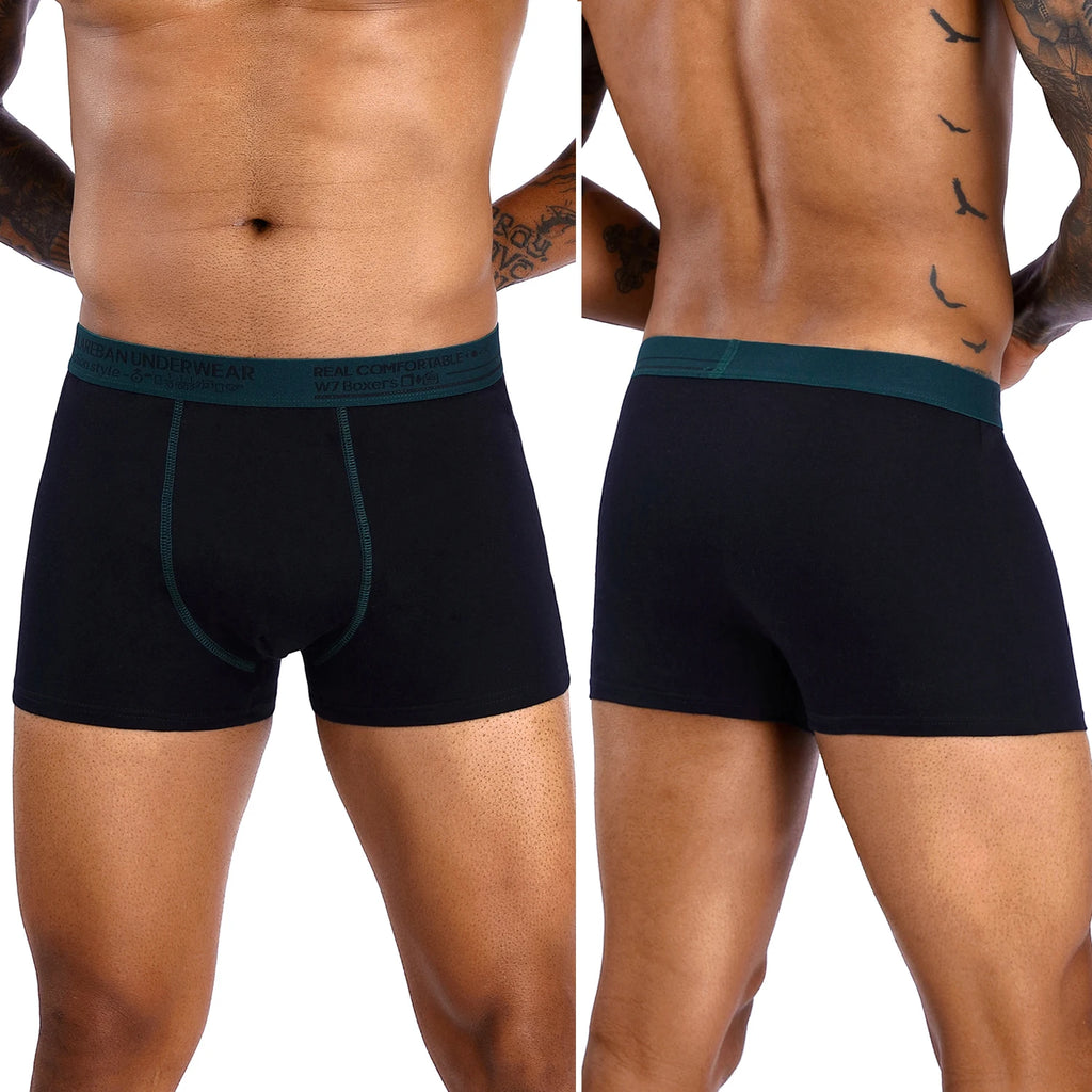 10pcs Pack Cotton Boxers Shorts Mens Underwear for male Briefs Sexy Underpants Slip Breathable Boxing Panties hot Sexis Basic