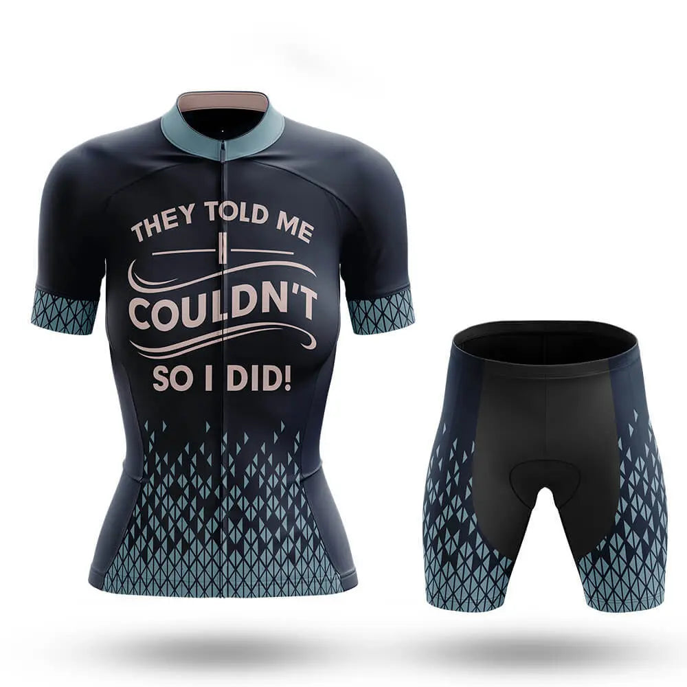 So I Did V2 - Women - Cycling Kit