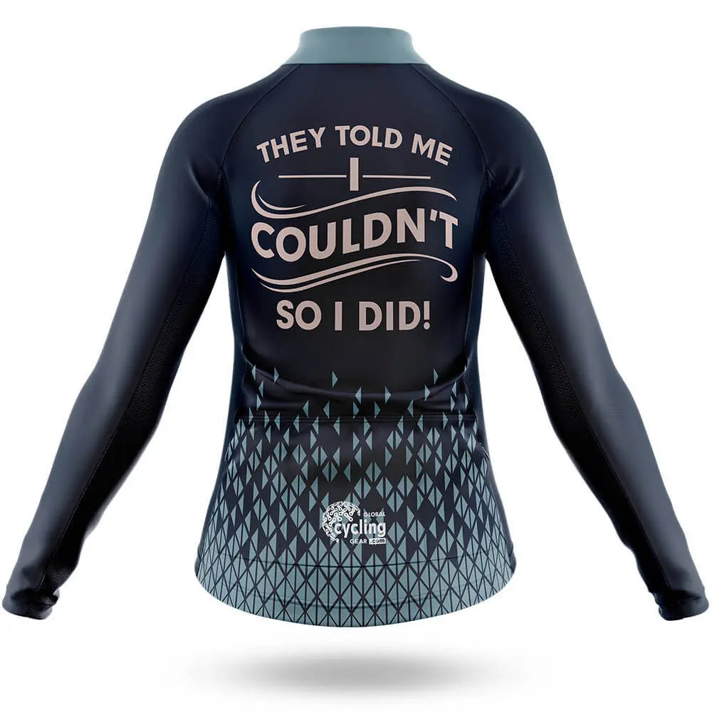 So I Did V2 - Women - Cycling Kit