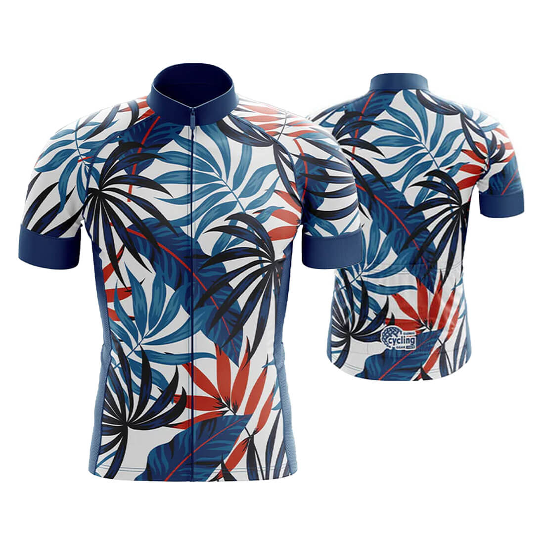 Floral Cycling Jersey for Men