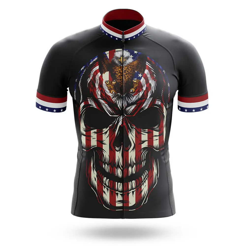 USA Skull Cycling Jersey for Men