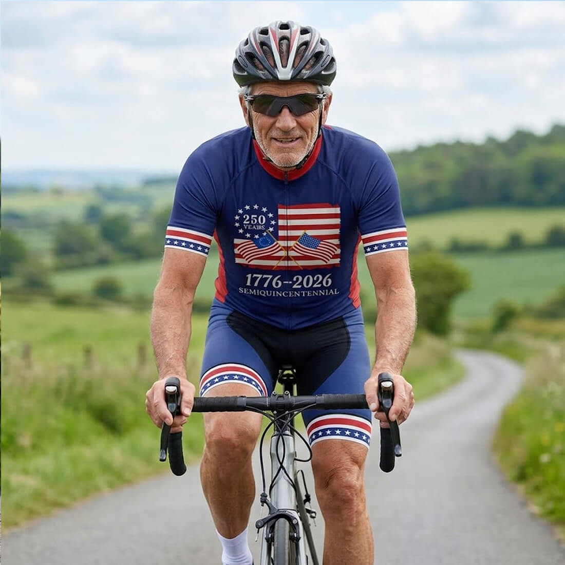 USA Flag 1776-2026 - Men's Cycling Kit