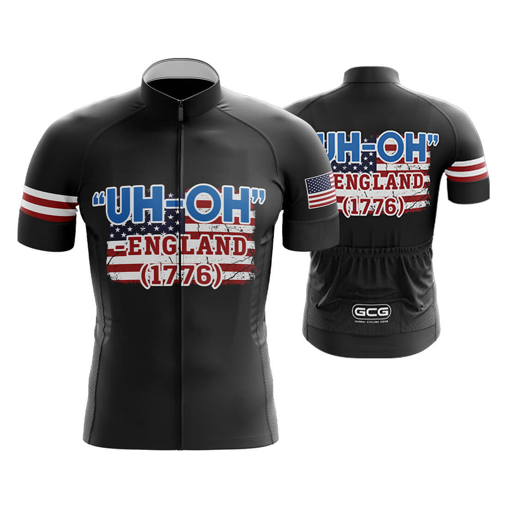 Funny 4th of July Cycling Jersey for Men