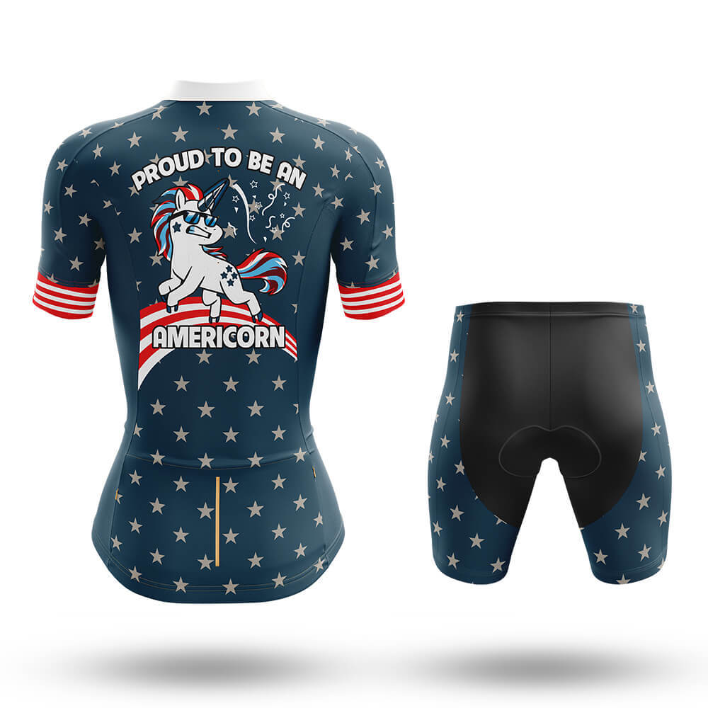 Proud To Be An Americorn - Women - Cycling Kit