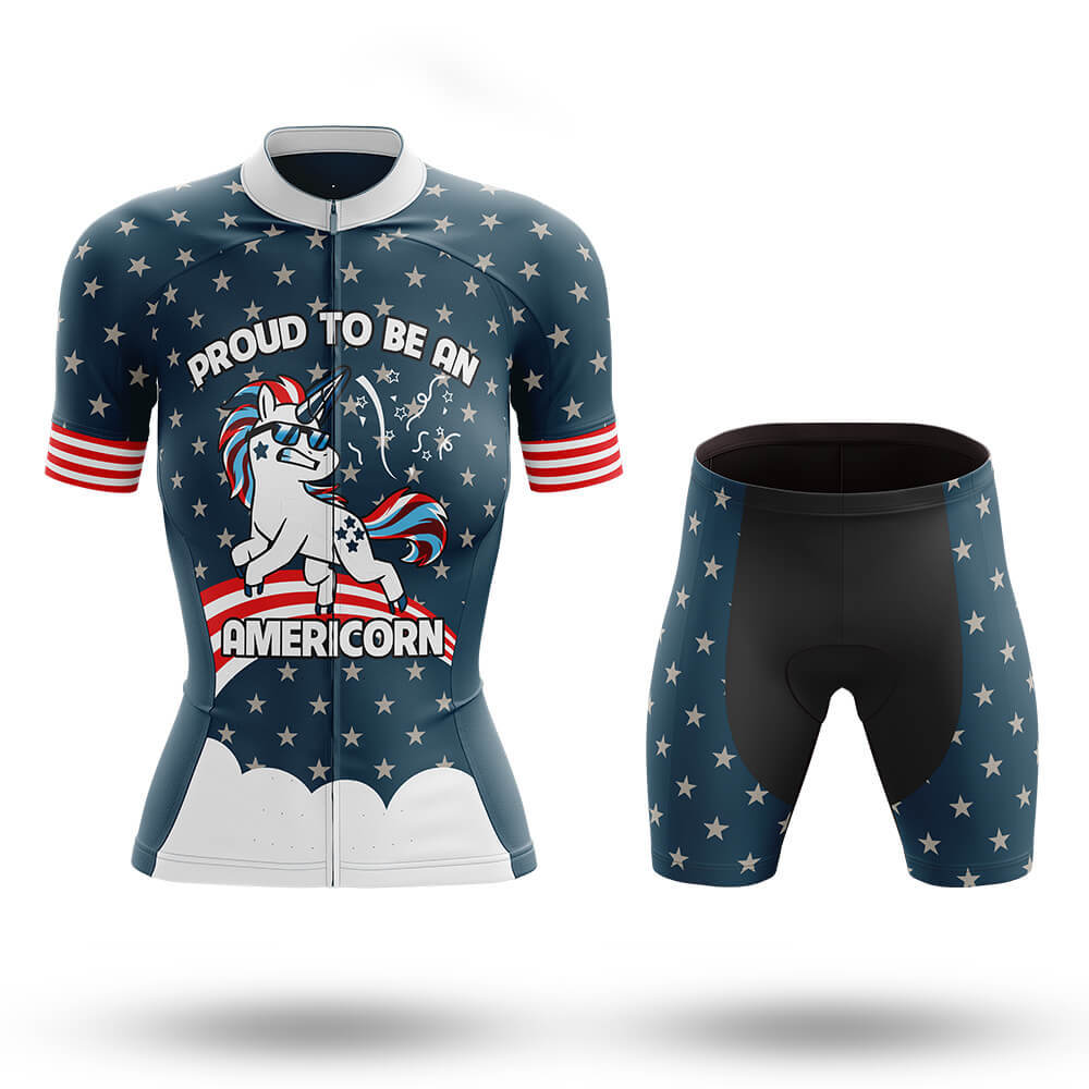 Proud To Be An Americorn - Women - Cycling Kit