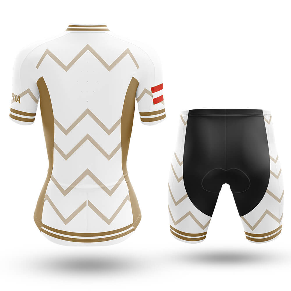 Austria  - Women V17 - White - Cycling Kit