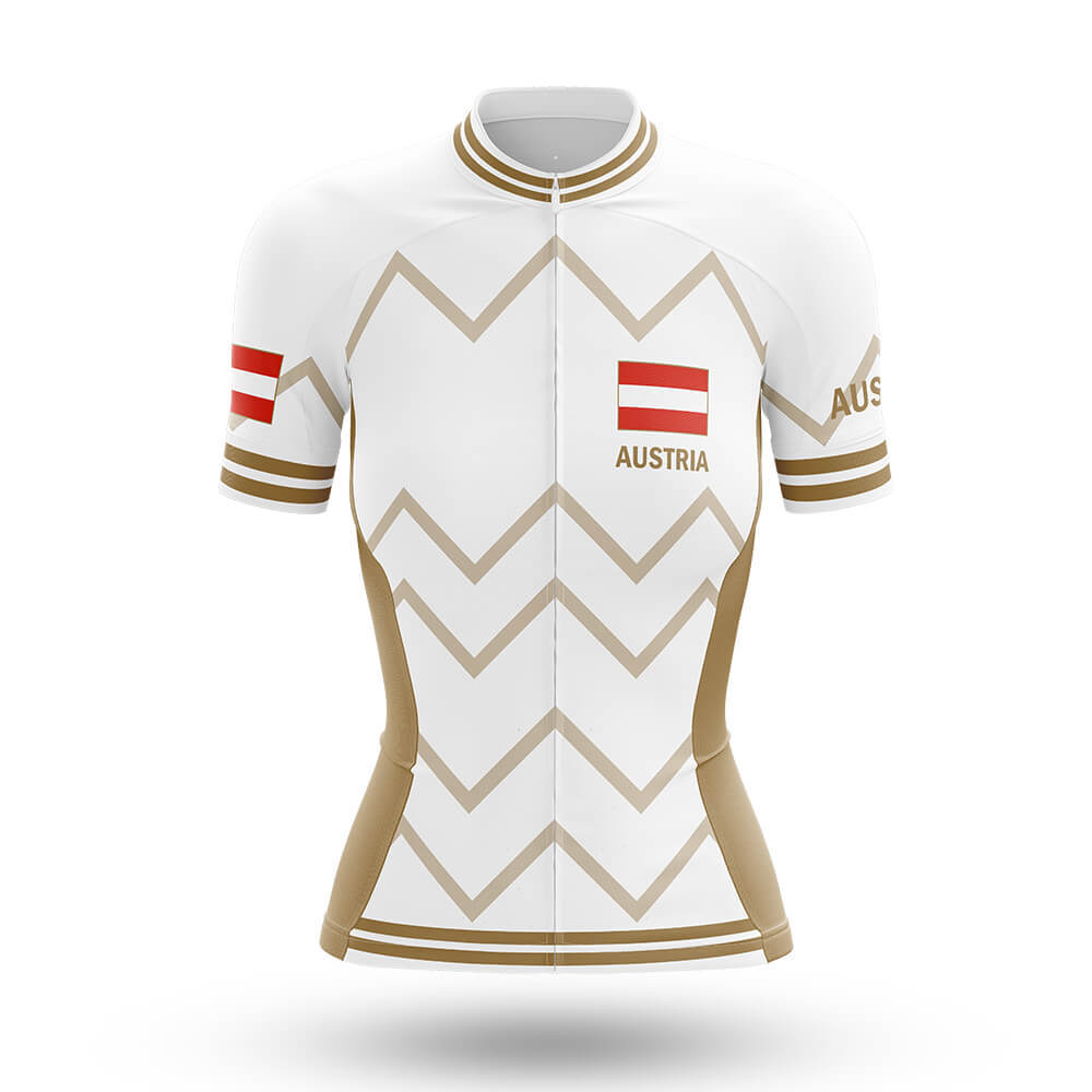 Austria  - Women V17 - White - Cycling Kit