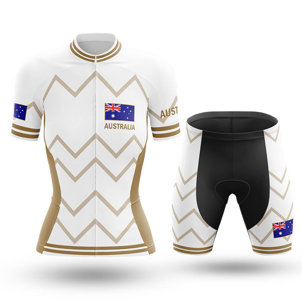Australia  - Women V17 - White - Cycling Kit