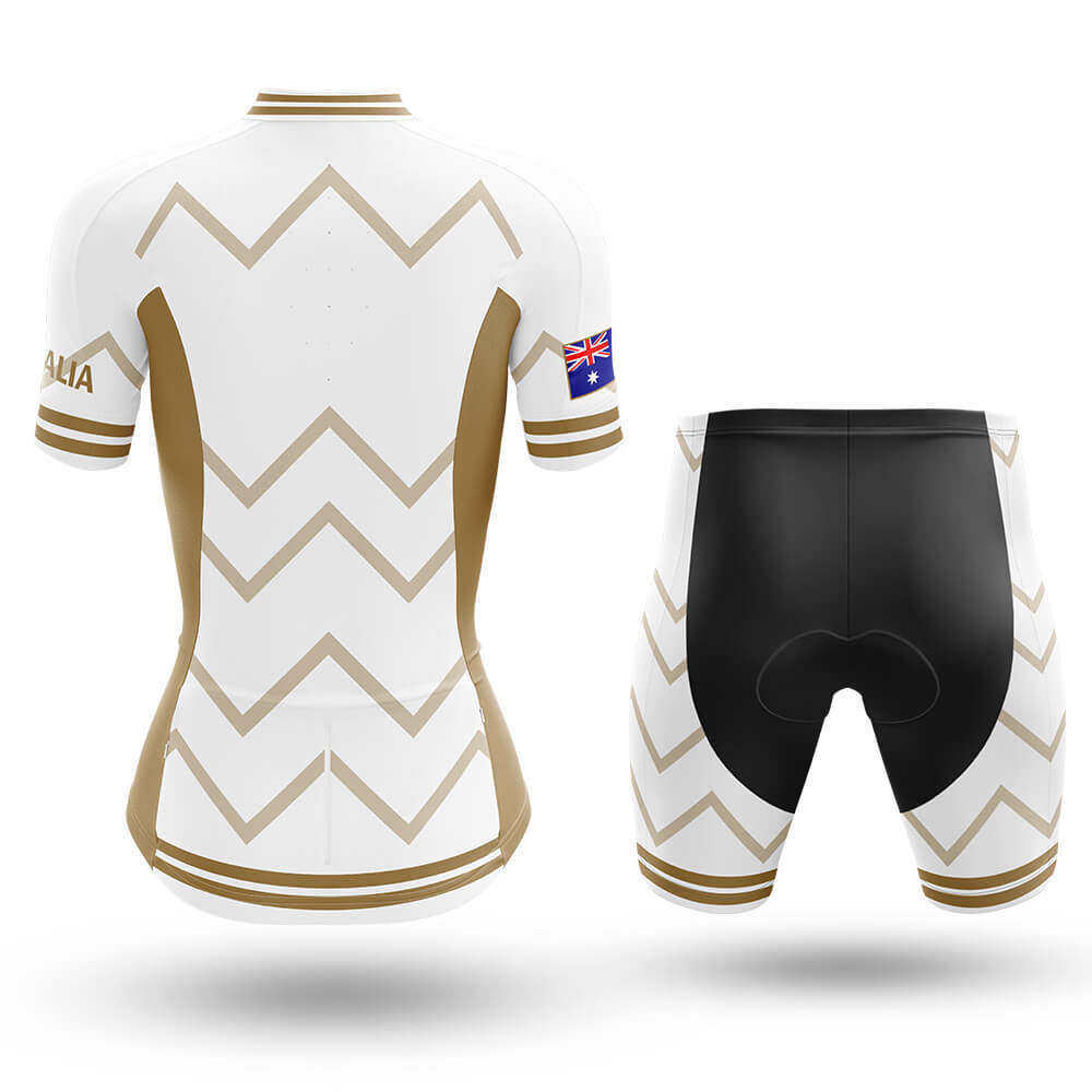 Australia  - Women V17 - White - Cycling Kit