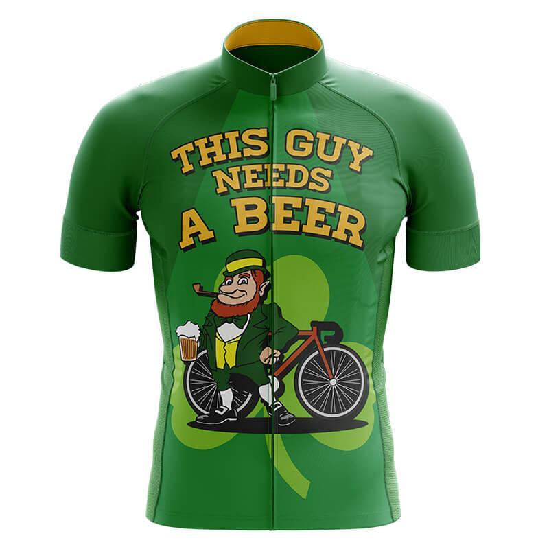 This Guy Needs A Beer - Men's Cycling Kit