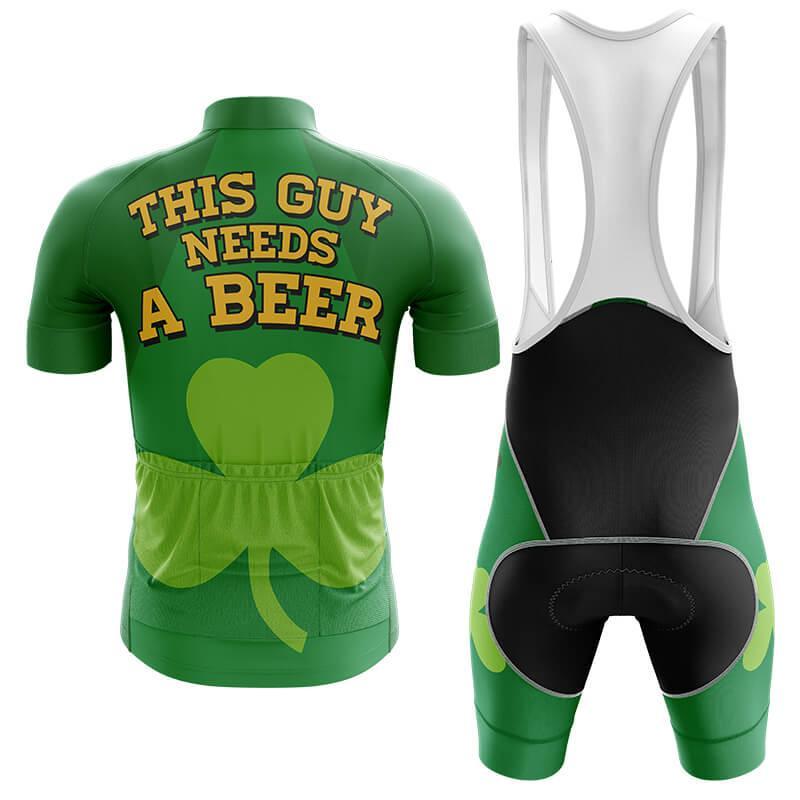 This Guy Needs A Beer - Men's Cycling Kit