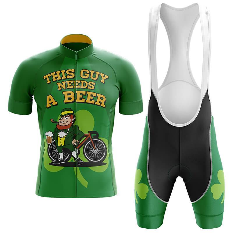 This Guy Needs A Beer - Men's Cycling Kit