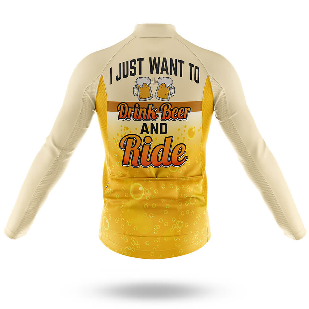Drink Beer And Ride - Men's Cycling Kit