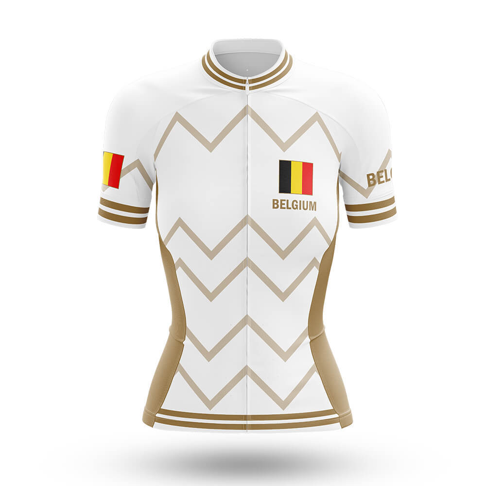 Belgium - Women V17 - White - Cycling Kit
