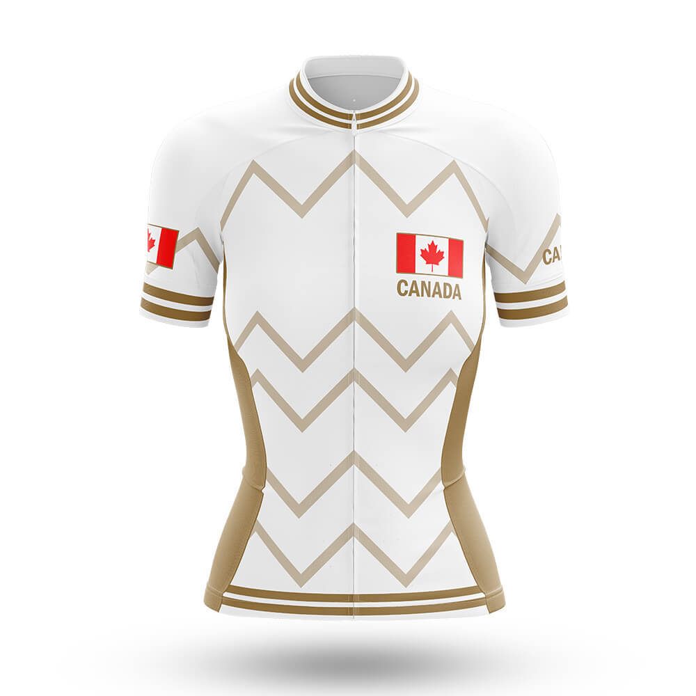 Canada - Women V17 - White - Cycling Kit