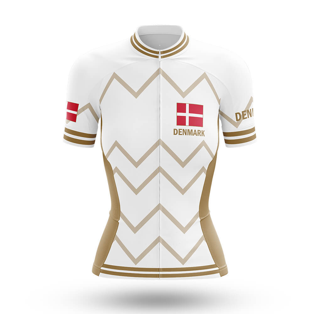 Denmark  - Women V17 - White - Cycling Kit