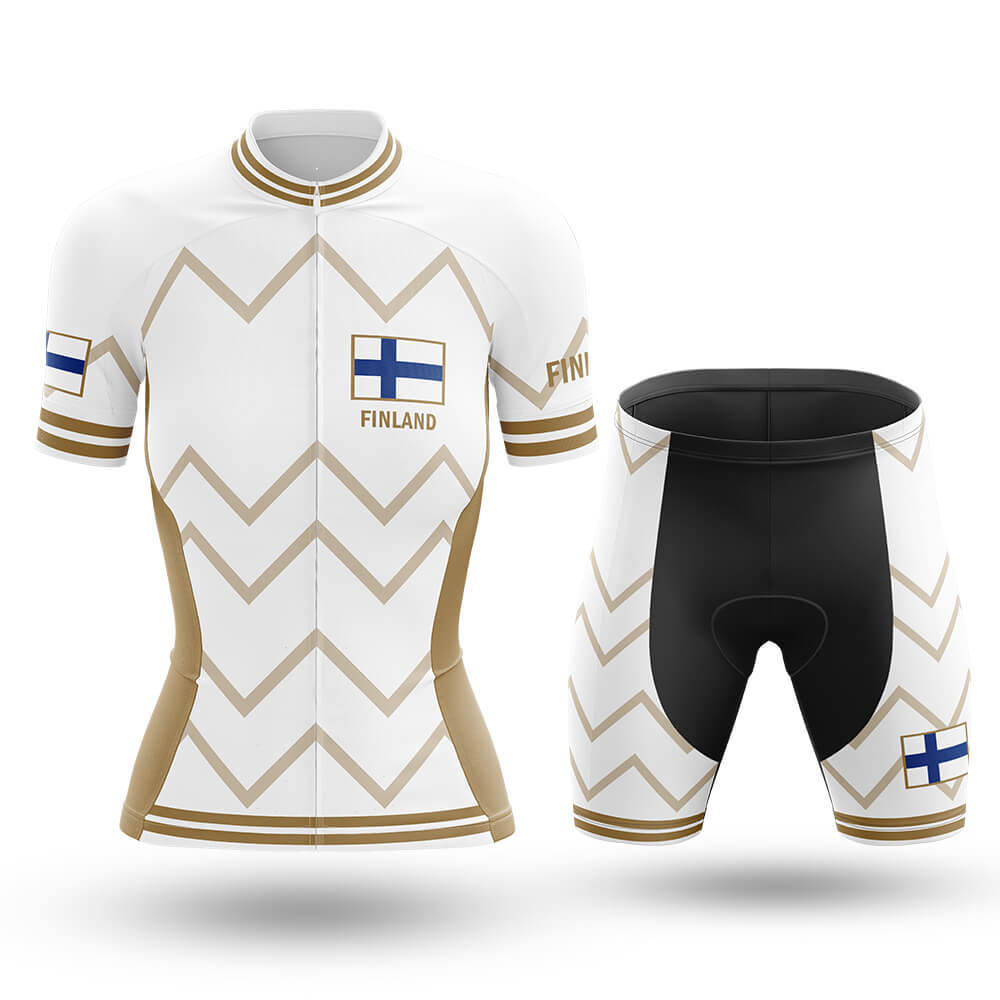 Finland - Women V17 - White - Cycling Kit