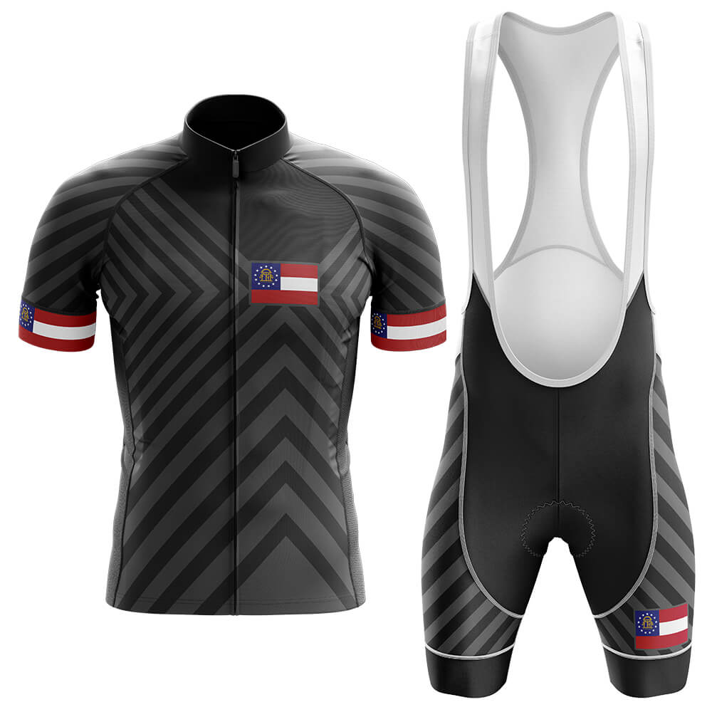 Georgia V13 - Black - Men's Cycling Kit