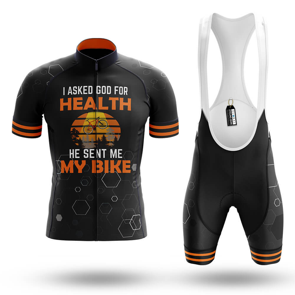 I Asked God For Health  - Men's Cycling Kit