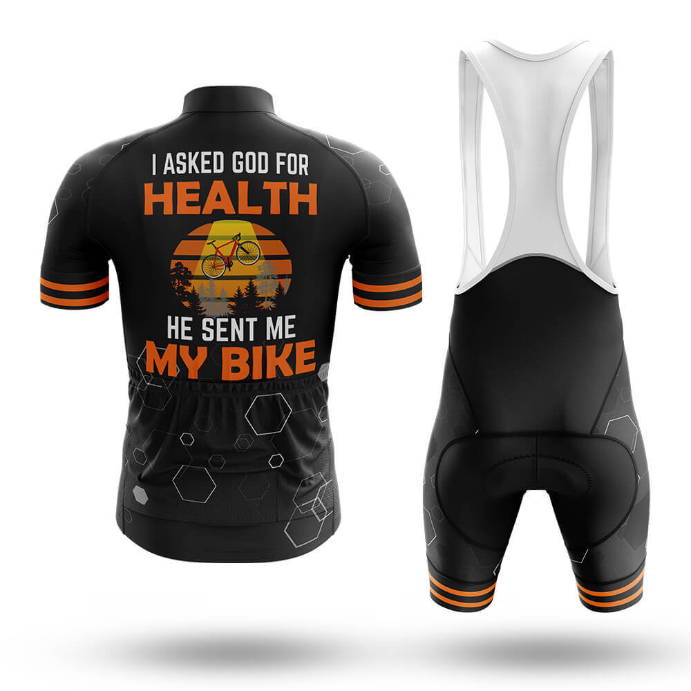 I Asked God For Health  - Men's Cycling Kit