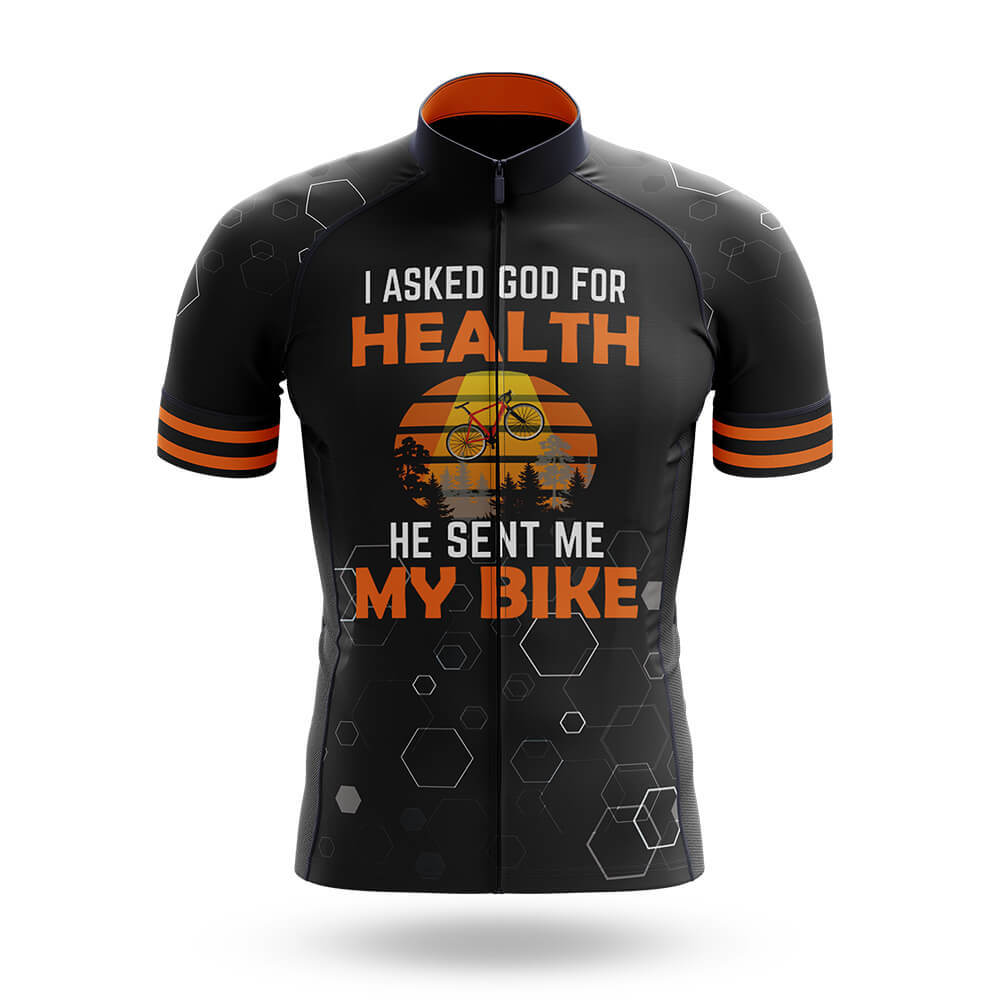I Asked God For Health  - Men's Cycling Kit