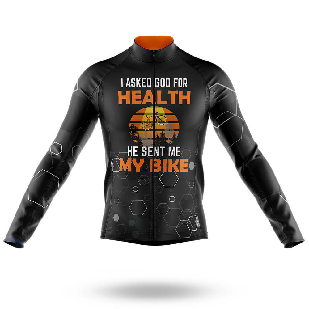 I Asked God For Health  - Men's Cycling Kit