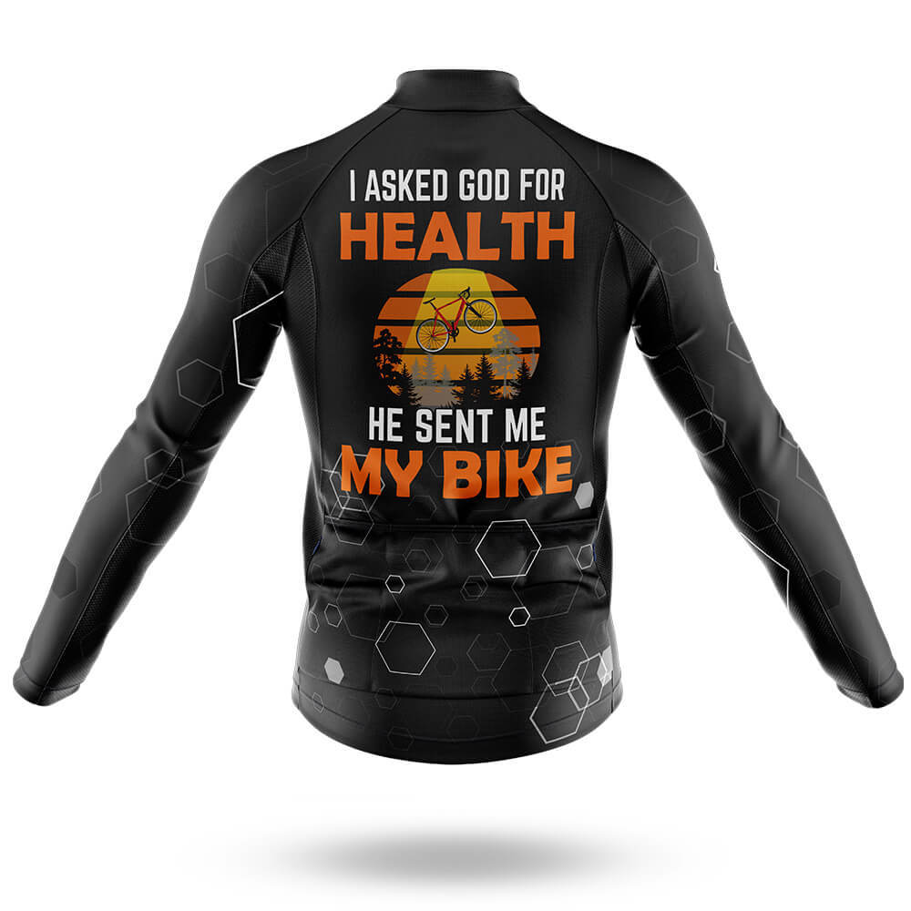 I Asked God For Health  - Men's Cycling Kit