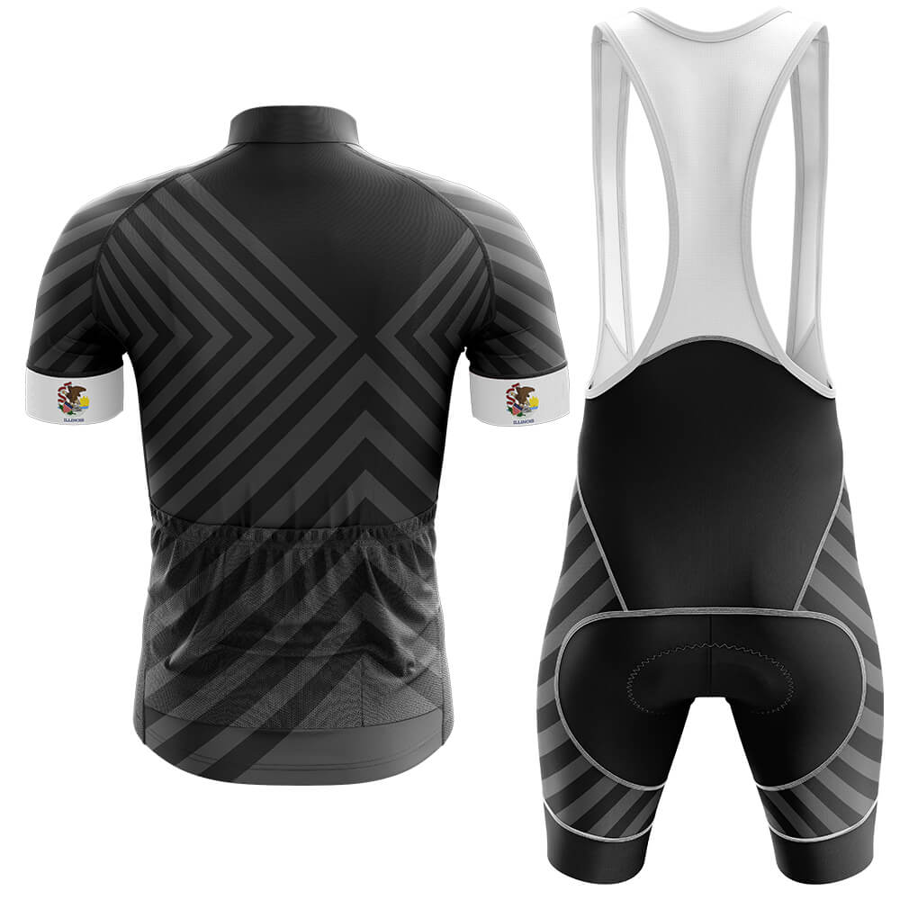 Illinois V13 - Black - Men's Cycling Kit