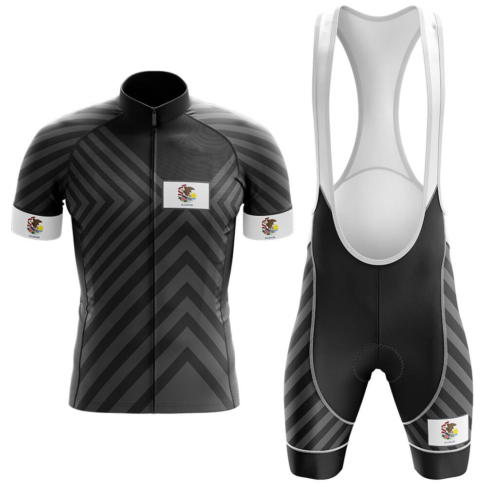 Illinois V13 - Black - Men's Cycling Kit