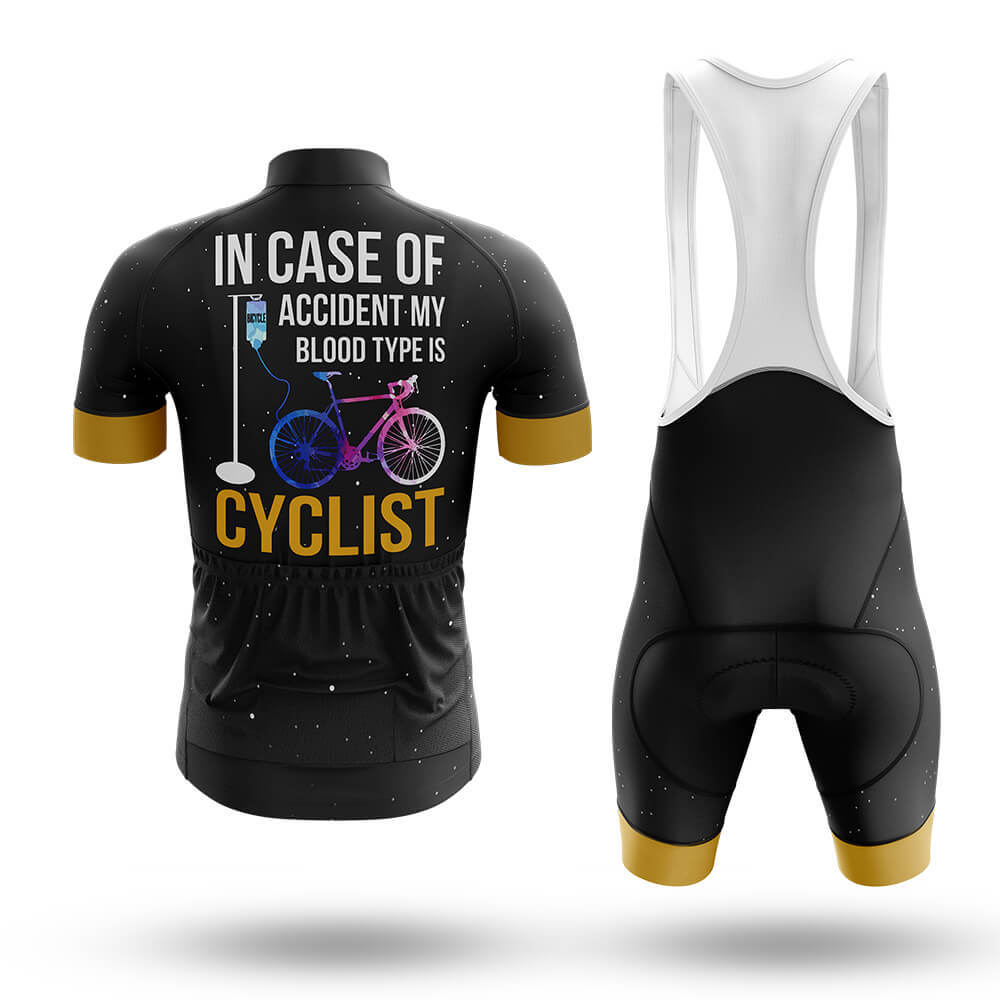 My Blood Type Is Cyclist - Men's Cycling Kit