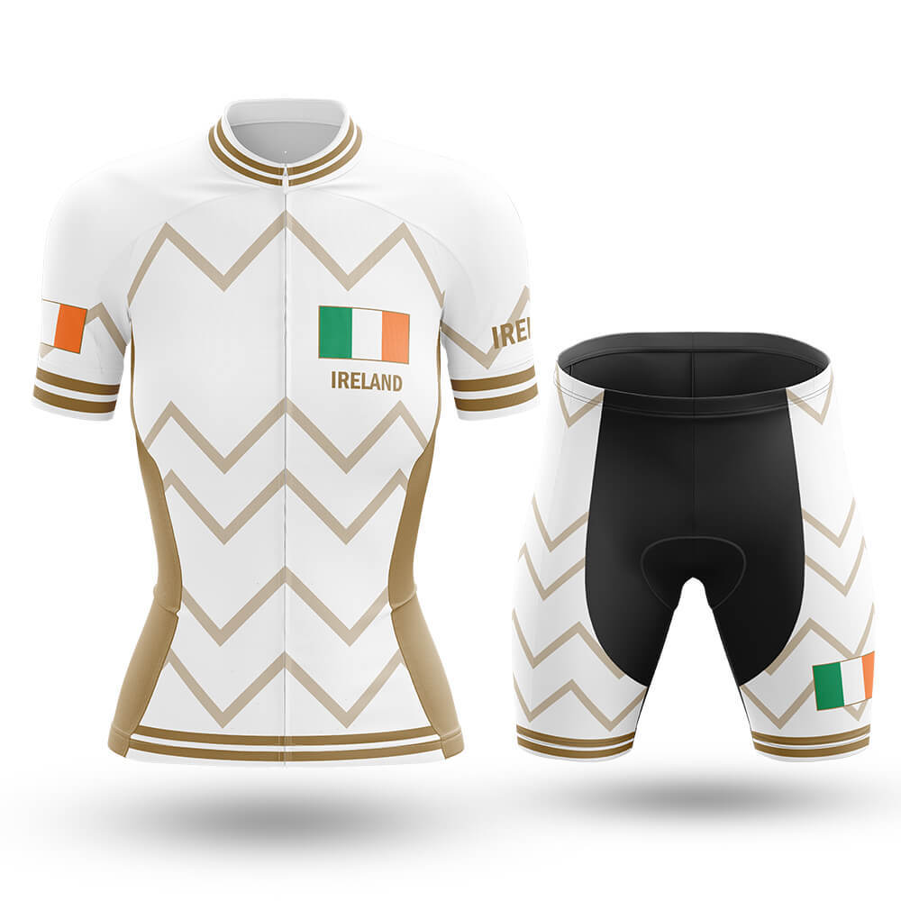 Ireland - Women V17 - White - Cycling Kit