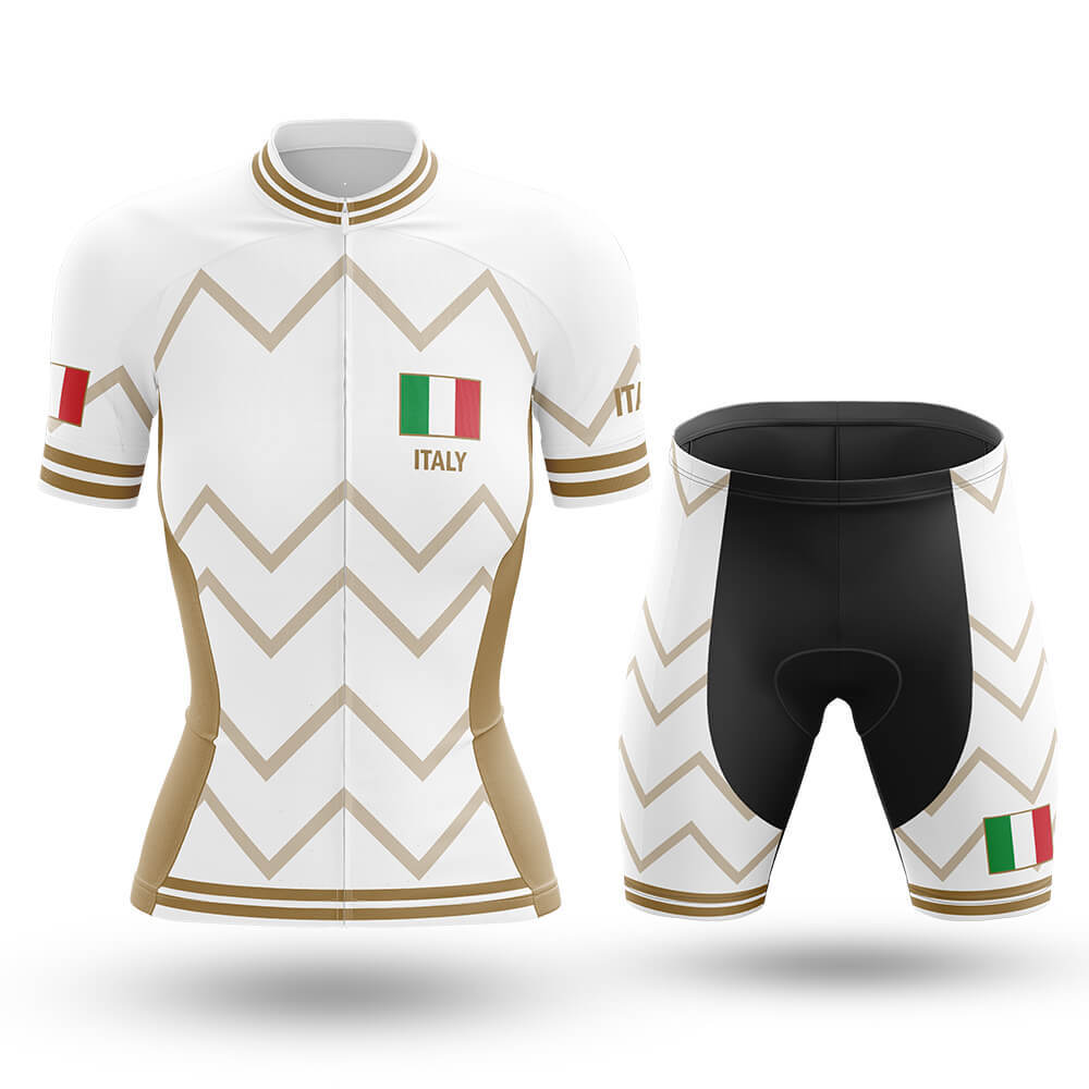 Italy - Women V17 - White - Cycling Kit