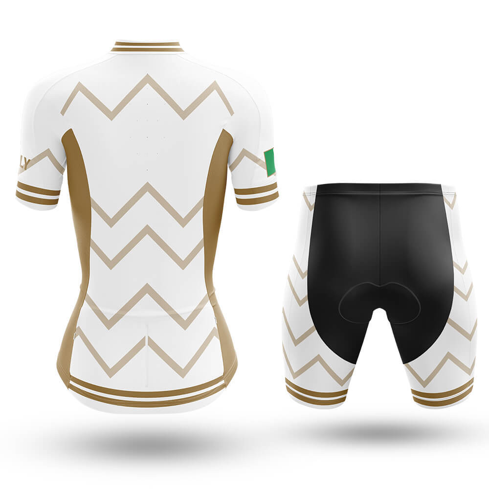 Italy - Women V17 - White - Cycling Kit