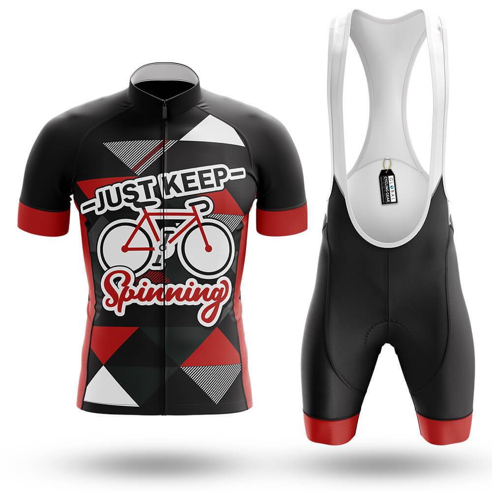 Just Keep Spinning - Men's Cycling Kit