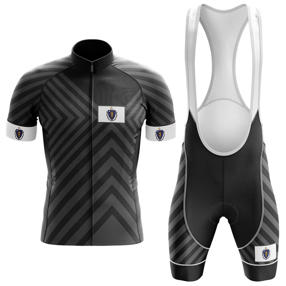 Massachusetts V13 - Black - Men's Cycling Kit