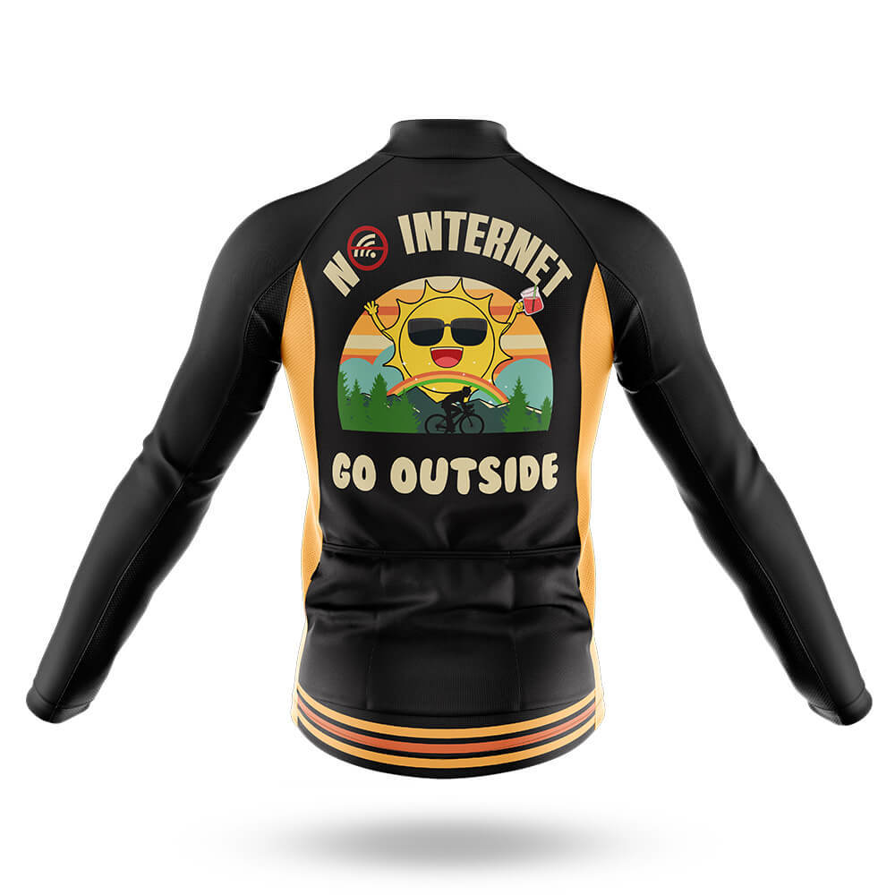 No Internet, Go Outside   - Men's Cycling Kit