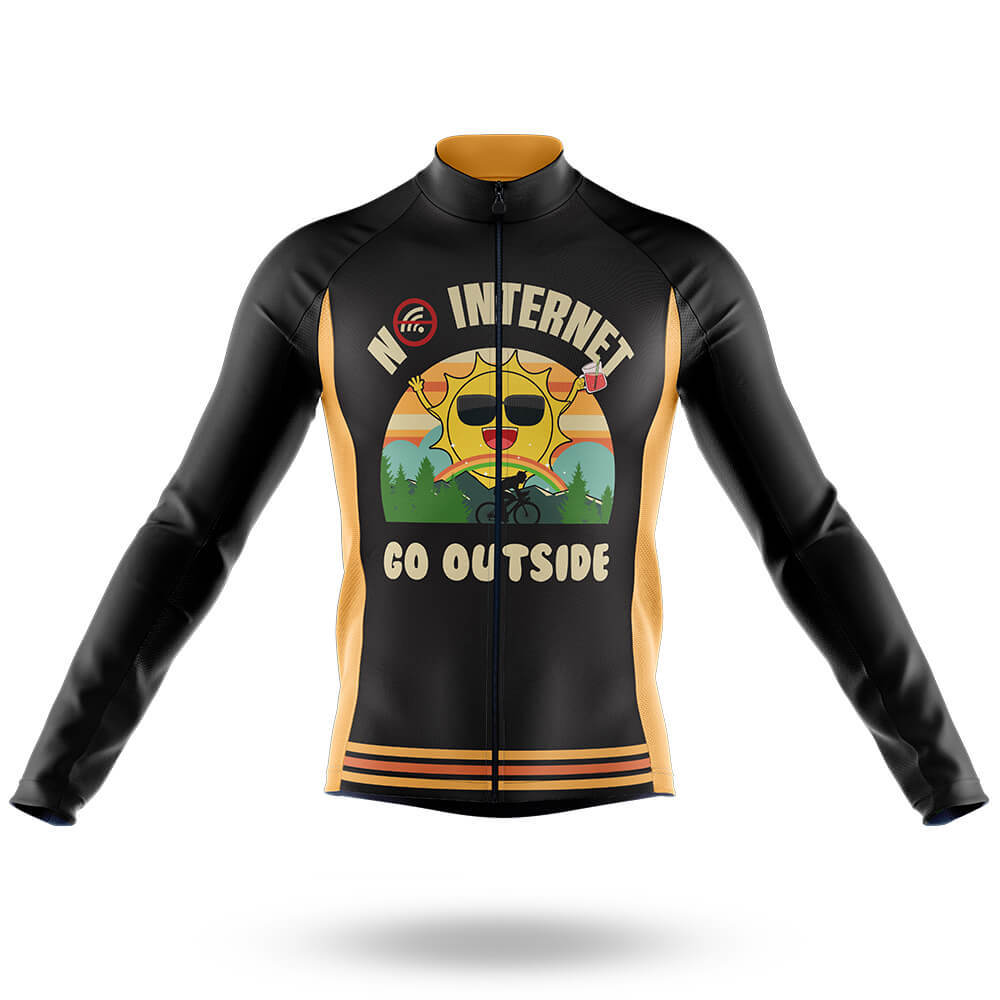 No Internet, Go Outside   - Men's Cycling Kit
