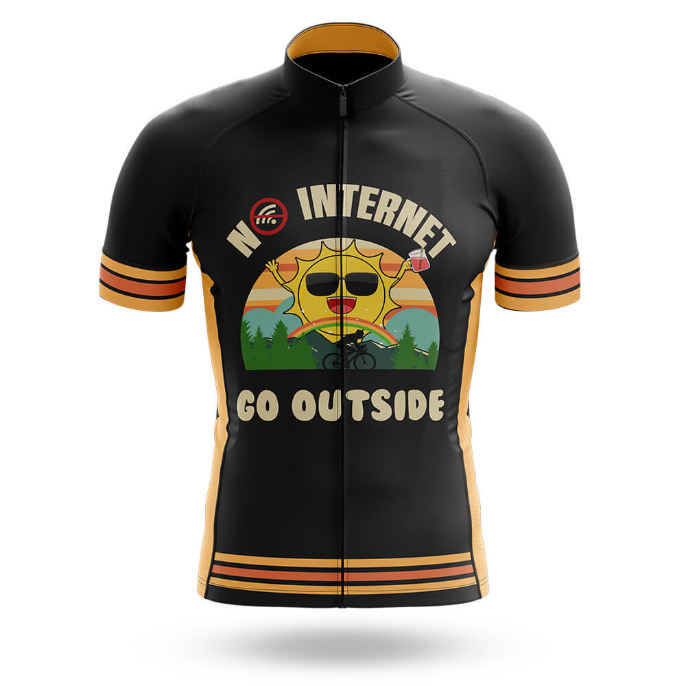 No Internet, Go Outside   - Men's Cycling Kit