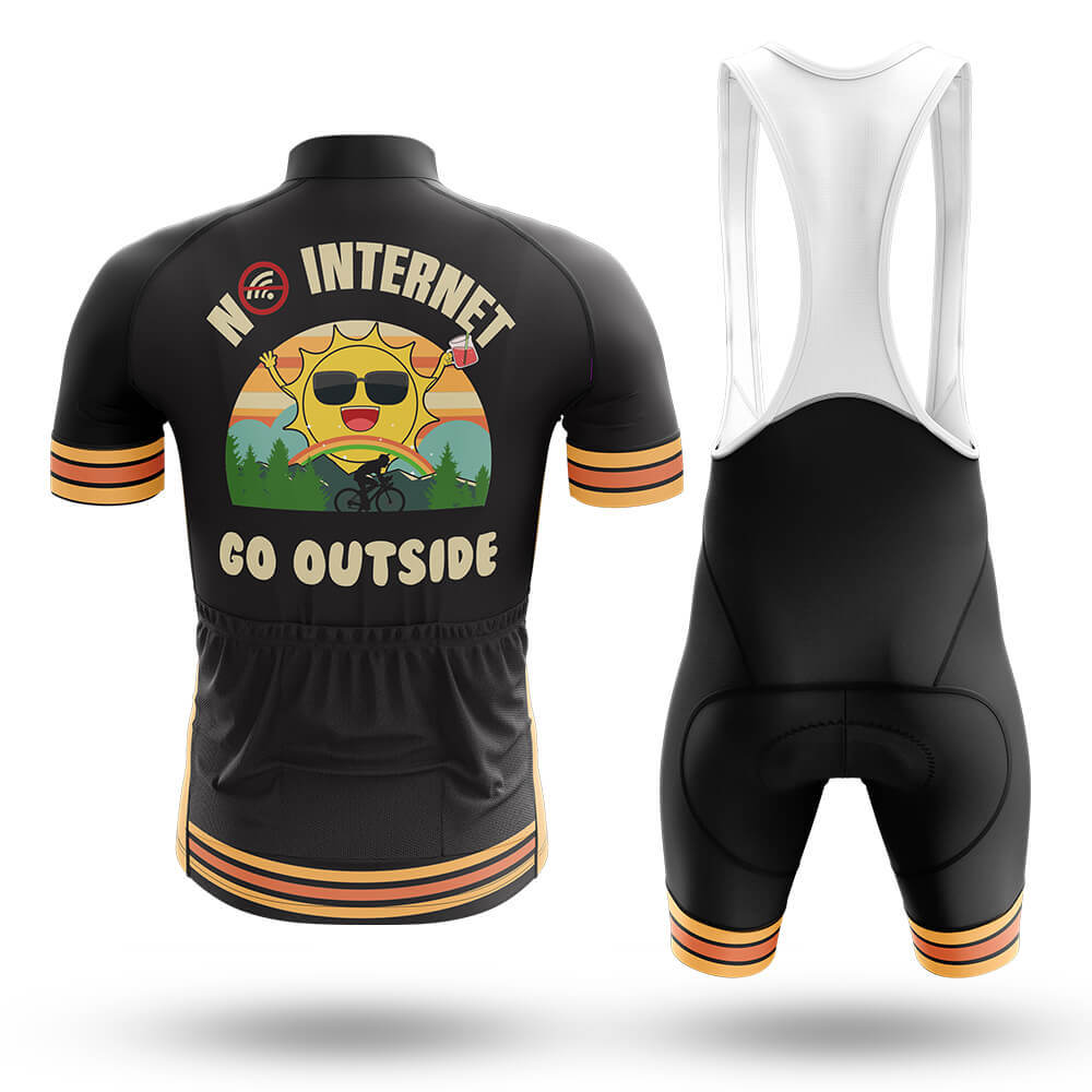 No Internet, Go Outside   - Men's Cycling Kit