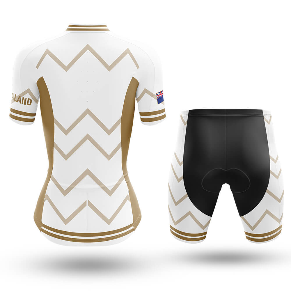 New Zealand - Women V17 - White - Cycling Kit