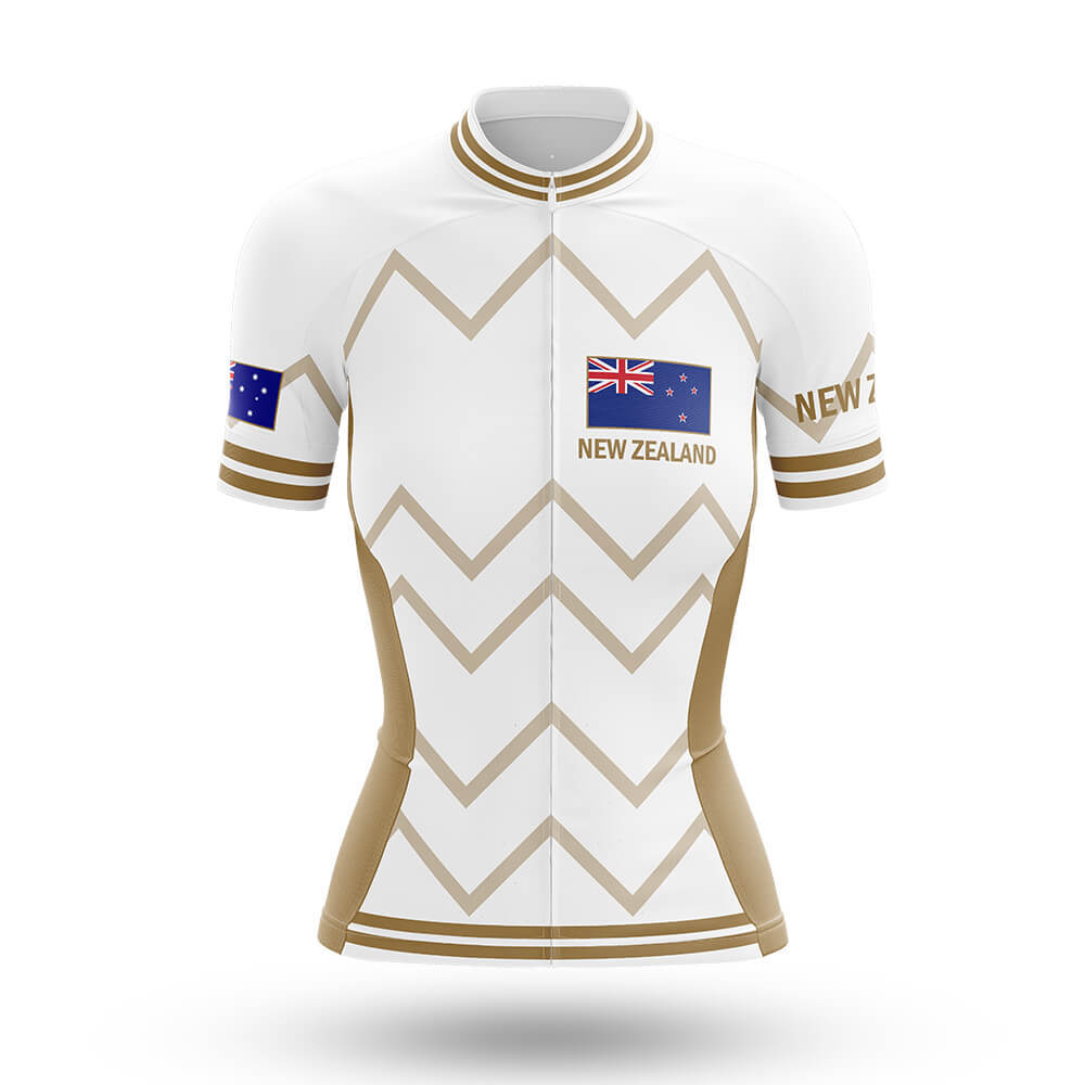 New Zealand - Women V17 - White - Cycling Kit