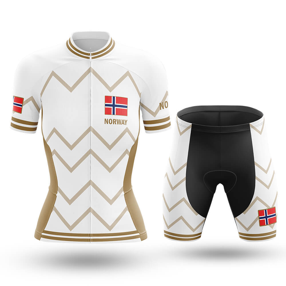 Norway - Women V17 - White - Cycling Kit