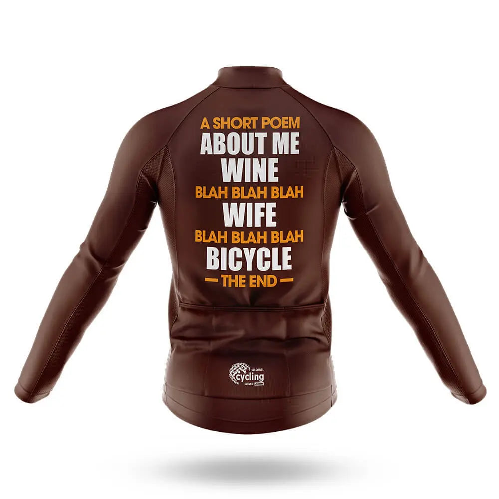 Bicycle Poem - Men's Cycling Kit